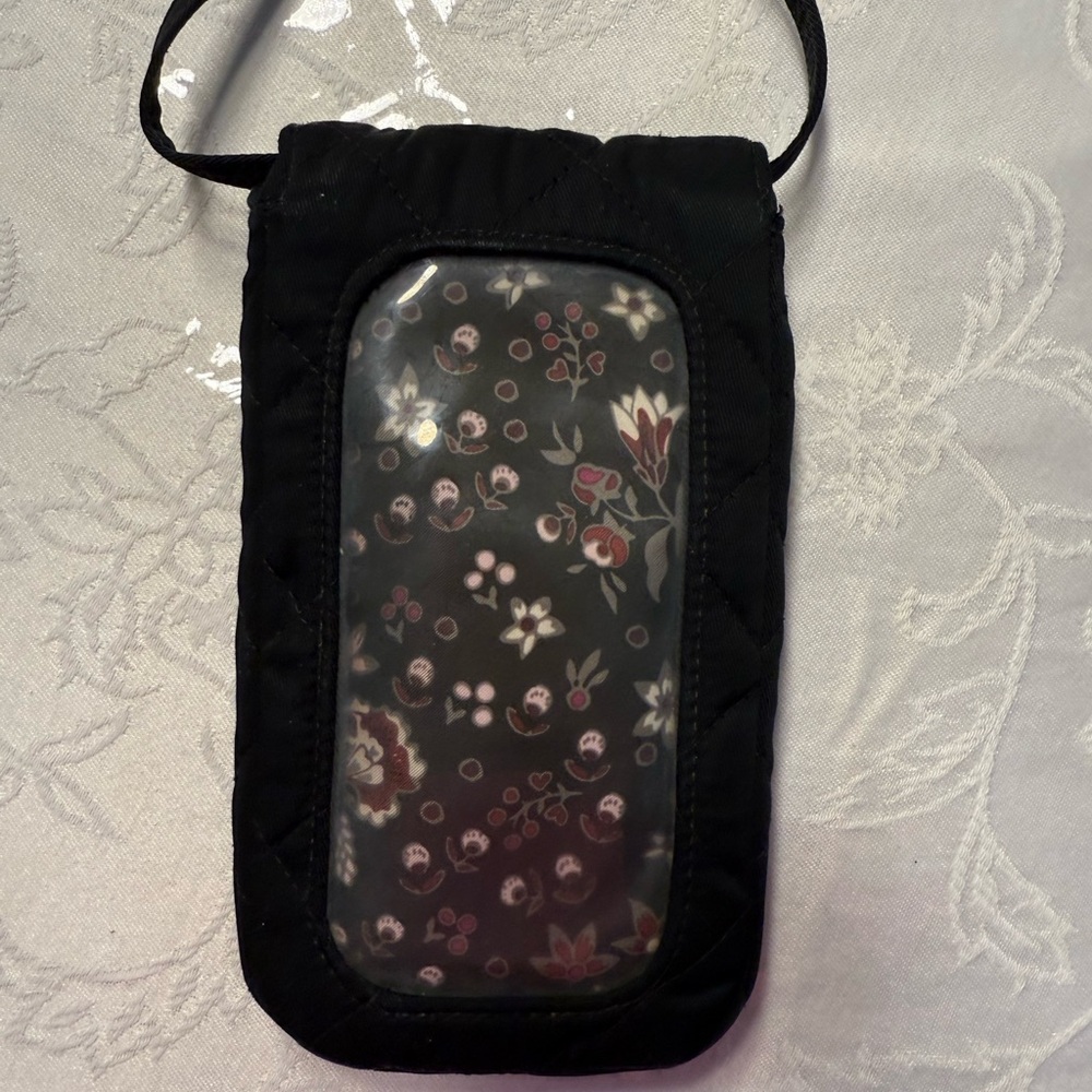 Vera Bradley wallet/phone case with strap - Picture 2 of 11